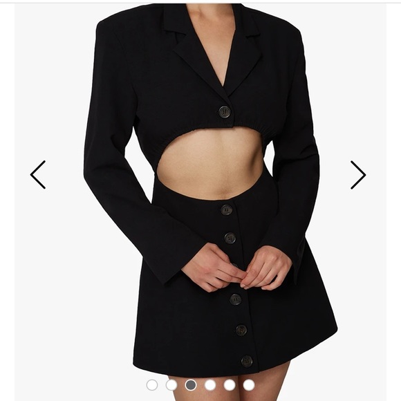 NWT WEWOREWHAT/DB BLACK BLAZER DRESS. SIZE XXL. - Picture 2 of 3